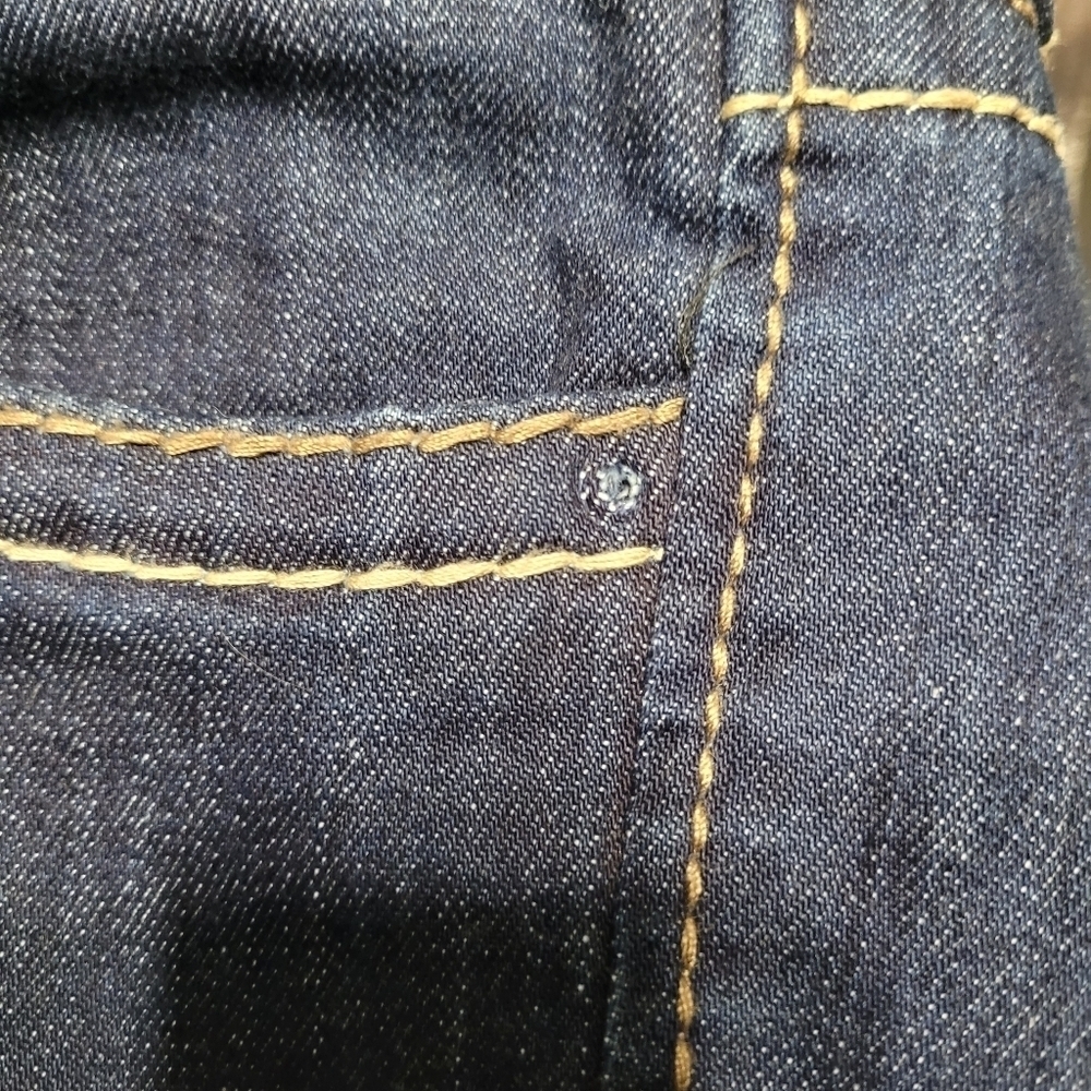 Kut From‎ The Kloth Heavy Stitch Bootcut Blue Denim Jeans Size 12 - Picture 7 of 12